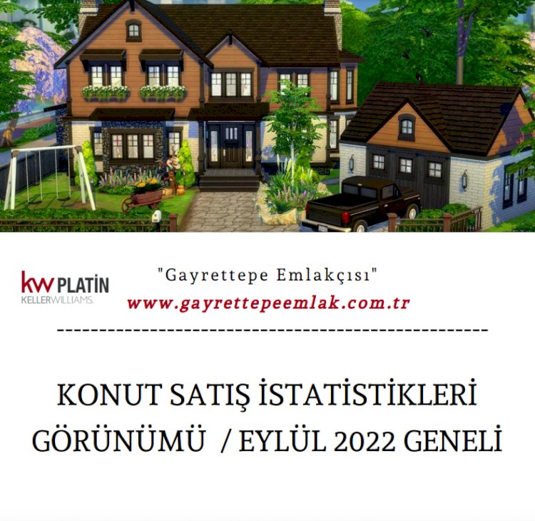 Mesken Konut Satış Verileri Eylül 2022 Geneli